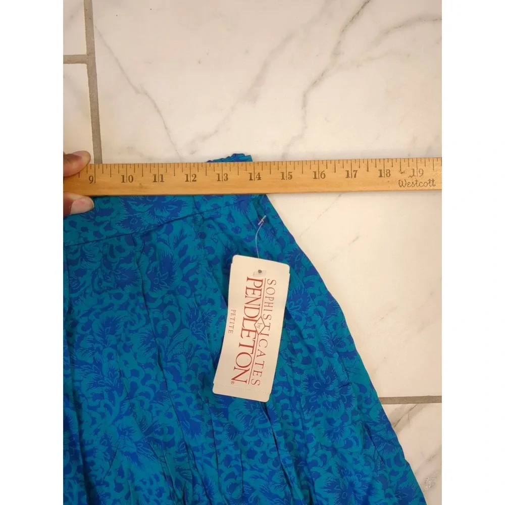 NWT VTG Sophisticates By Pendleton Womens‎ Sz 12 Made In USA A Line Floral Skirt